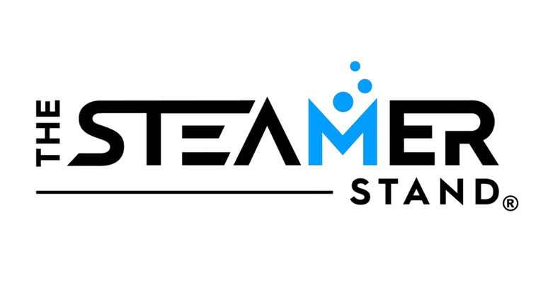 the steamer stand logo with registered trademark